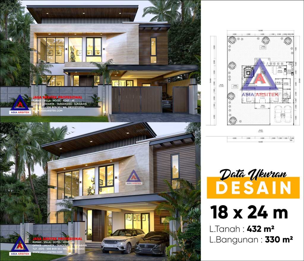 Jasa Arsitek Desain Rumah Mewah Minimalis Kontemporer di Cakung Jakarta Timur