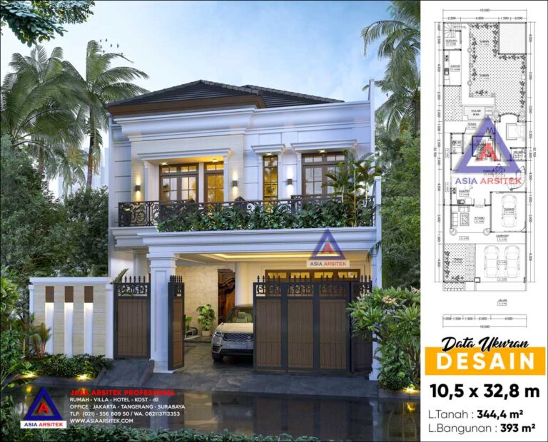 Jasa Arsitek Desain Rumah Mewah Tropis Modern di Cipayung Jakarta Timur