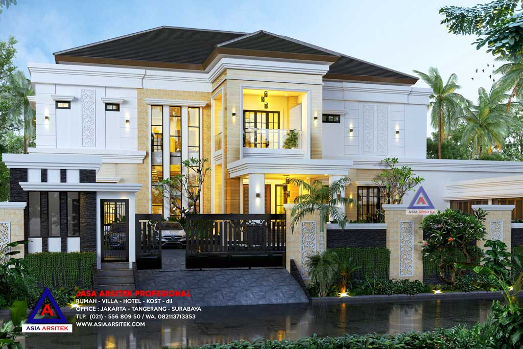 Jasa Arsitek Desain Rumah Mewah Tropis Modern di Kembangan Jakarta Barat