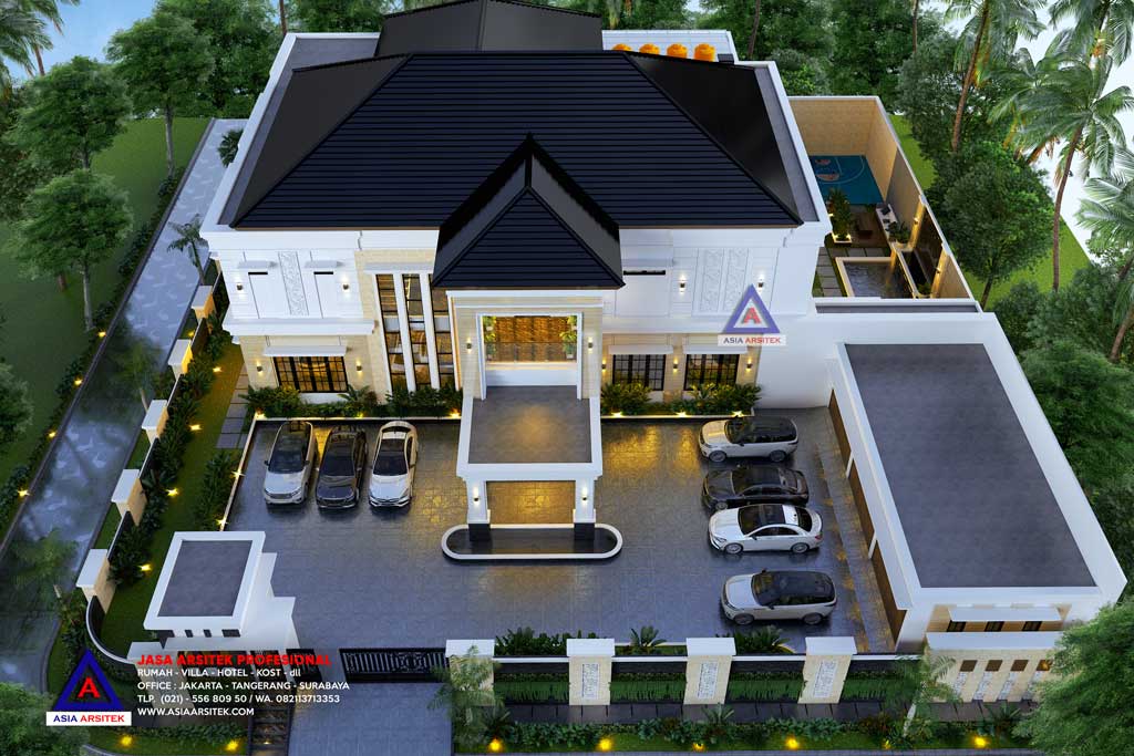 Jasa Arsitek Desain Rumah Mewah Tropis Modern di Kembangan Jakarta Barat