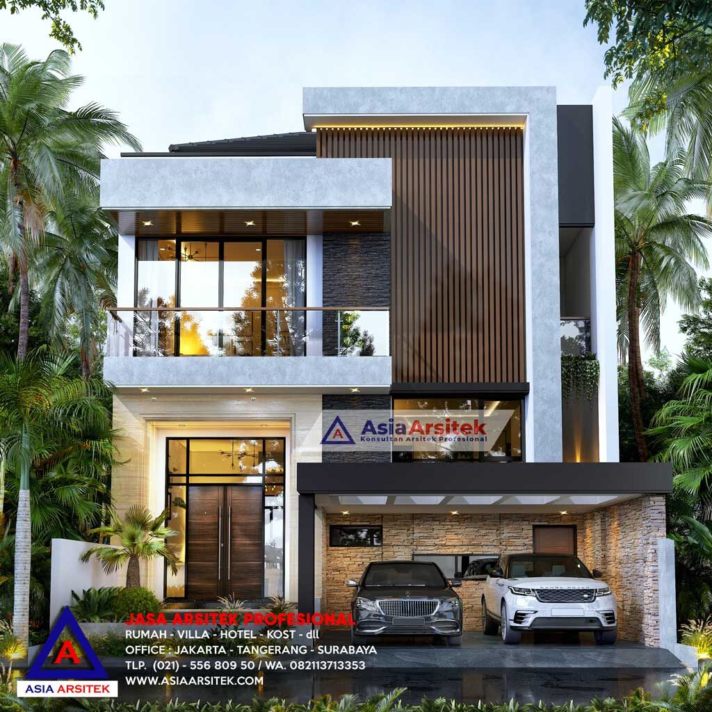 Jasa Arsitek Desain Rumah 2 Lantai Minimalis Modern di Pluit Jakarta Utara
