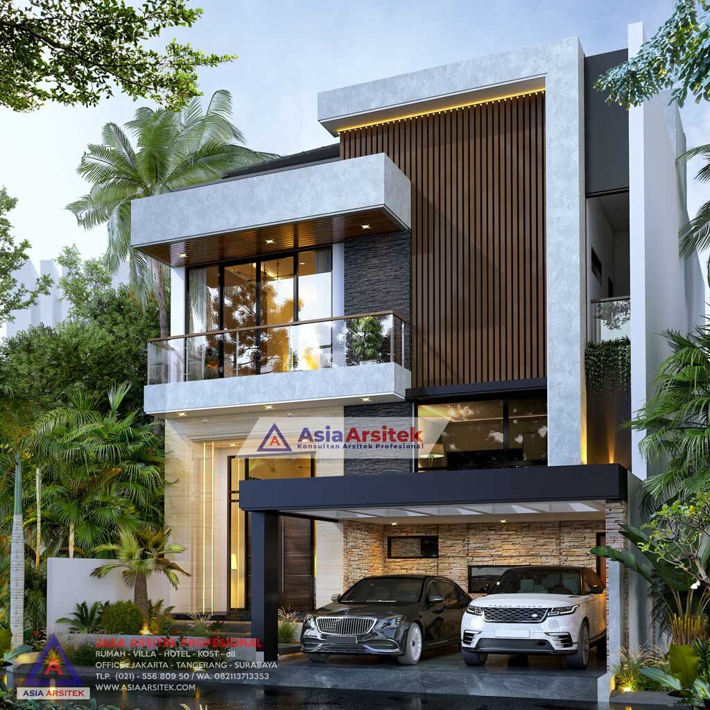 Jasa Arsitek Desain Rumah 2 Lantai Minimalis Modern di Pluit Jakarta Utara