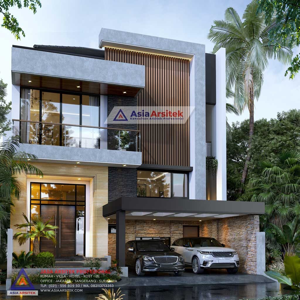 Jasa Arsitek Desain Rumah 2 Lantai Minimalis Modern di Pluit Jakarta Utara