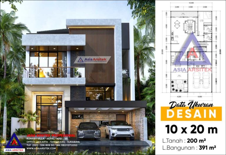 Jasa Arsitek Desain Rumah 2 Lantai Minimalis Modern di Pluit Jakarta Utara