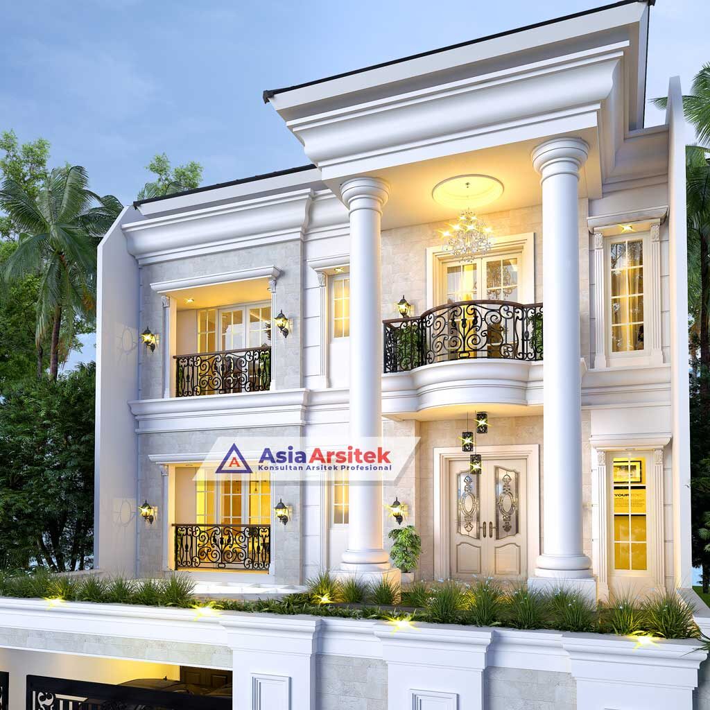 Jasa Arsitek Desain Rumah Classic Mediterania di Sentul City Bogor