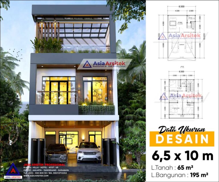 Jasa Arsitek Desain Rumah Minimalis Modern 3 Lantai di Bekasi Timur Jawa Barat