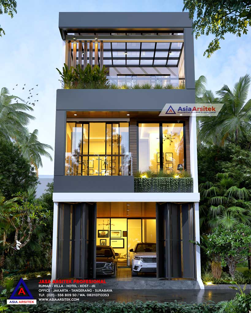 Jasa Arsitek Desain Rumah Minimalis Modern 3 Lantai di Bekasi Timur Jawa Barat