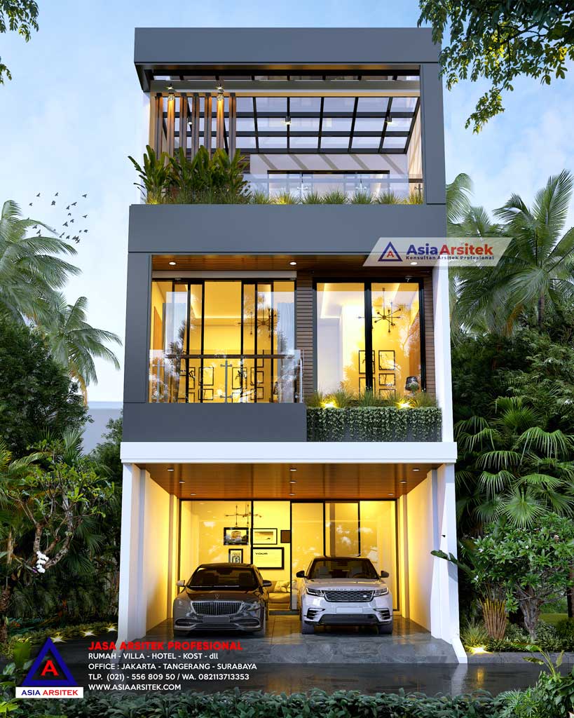 Jasa Arsitek Desain Rumah Minimalis Modern 3 Lantai di Bekasi Timur Jawa Barat