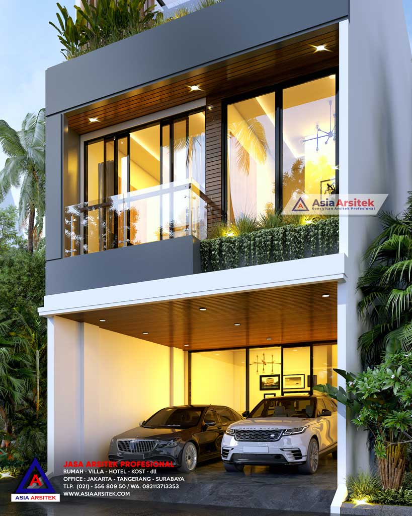 Jasa Arsitek Desain Rumah Minimalis Modern 3 Lantai di Bekasi Timur Jawa Barat