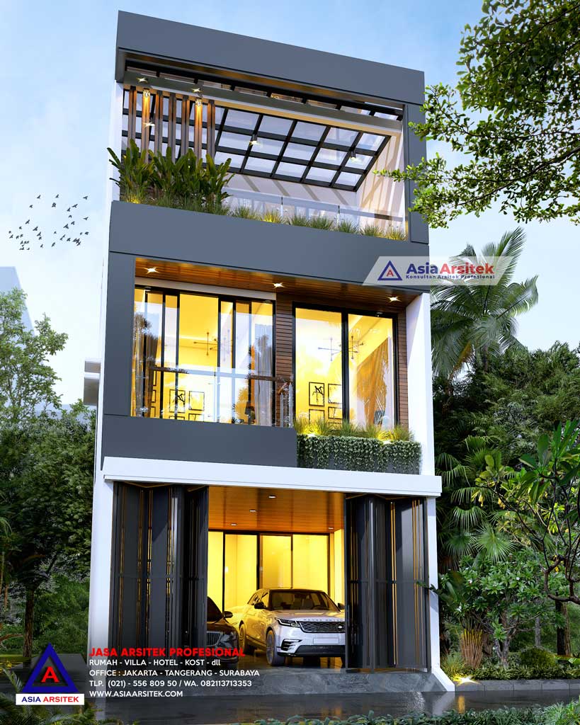 Jasa Arsitek Desain Rumah Minimalis Modern 3 Lantai di Bekasi Timur Jawa Barat
