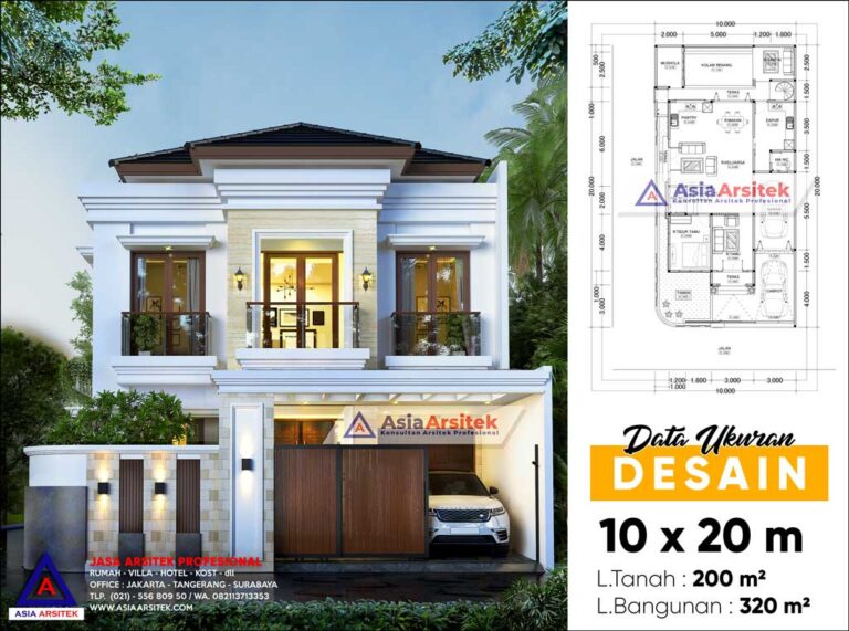Jasa Arsitek Desain Rumah 2 Lantai Tropis Modern di Majalengka Jawa Barat