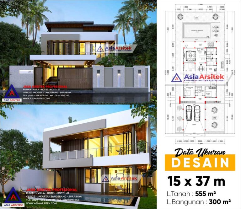 Jasa Arsitek Desain Rumah Minimalis Modern 2 Lantai di Bali