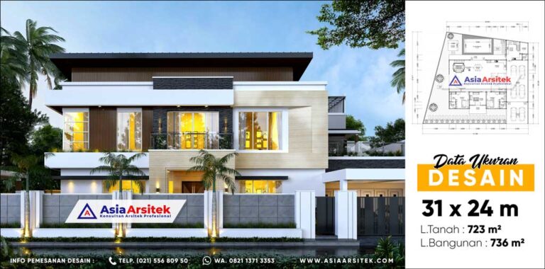 Jasa Arsitek Desain Rumah 2 Lantai Minimalis Kontemporer di Kota Bandung Jawa Barat