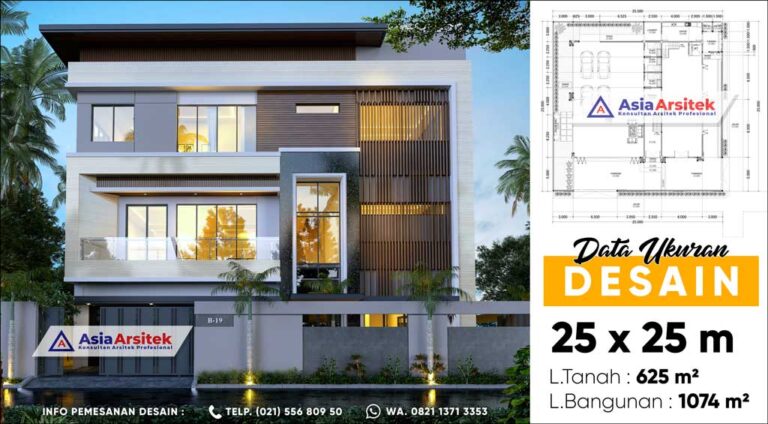 Jasa Arsitek Desain Rumah dan Gudang 4 Lantai Minimalis Kontemporer di Joglo Kembangan Jakarta Barat