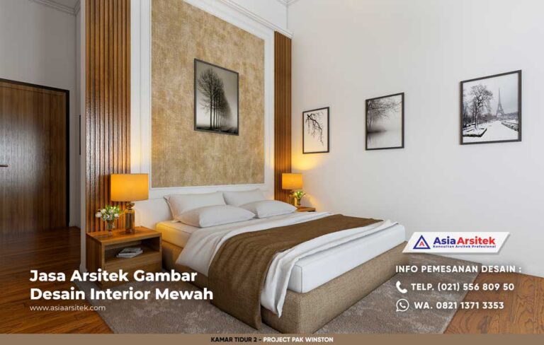 Jasa Arsitek Desain Interior Rumah Tropis Modern Pak Winston di Kembangan Jakarta Barat