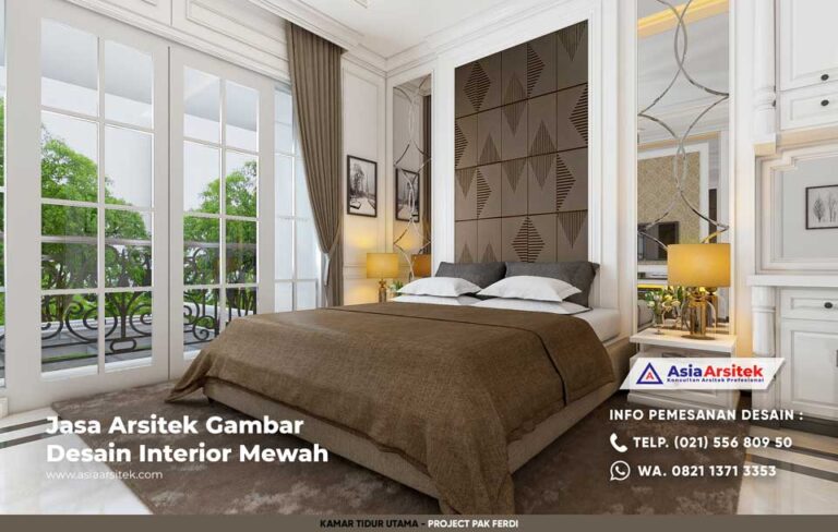 Jasa Arsitek Desain Interior Rumah Classic Pak Ferdi di Sentul City Bogor