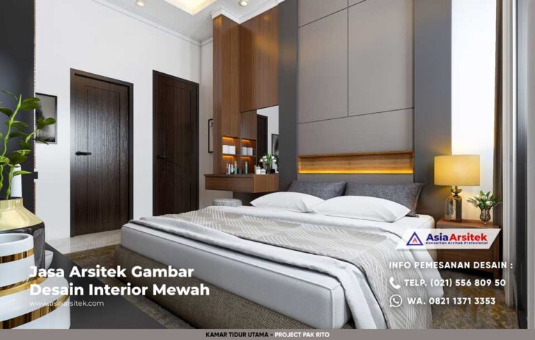 Jasa Arsitek Desain Interior Rumah Minimalis Modern Pak Rito di Bekasi Timur