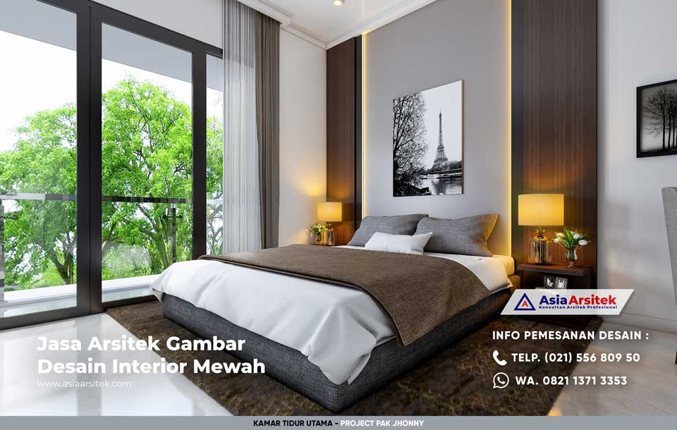 Jasa Arsitek Desain Interior Rumah Minimalis Modern Pak Jhonny di Jakarta Timur
