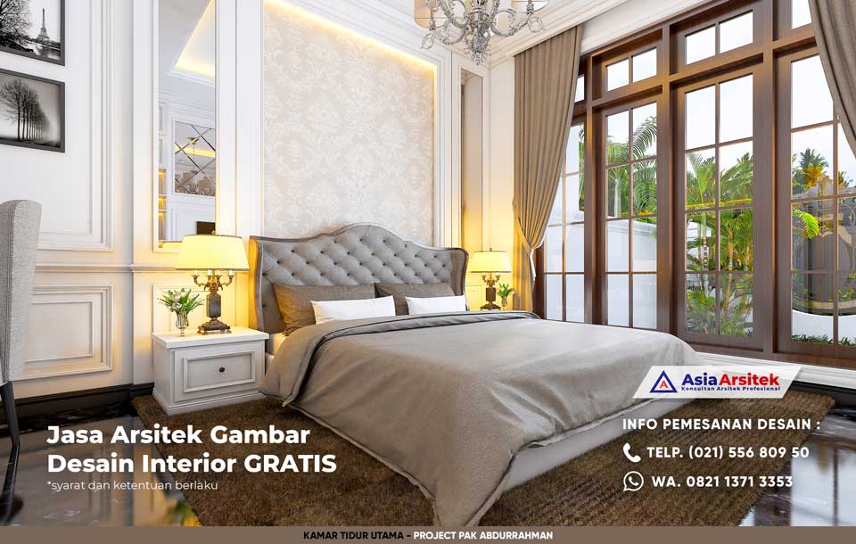 Jasa Arsitek Desain Interior Rumah Classic Pak Abdurrahman di Jakarta Selatan