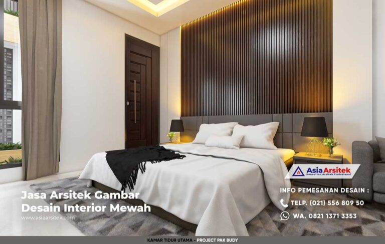 Jasa Arsitek Desain Interior Rumah Mewah Minimalis Pak Budy di Ancol Jakarta Utara