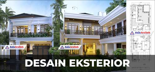 Jasa Arsitek Desain Interior Rumah Mewah Tropis Modern Ibu Wati di Cipayung Jakarta Timur
