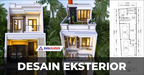 Jasa Arsitek Desain Interior Rumah Tropis 3 Lantai di Jakarta Timur