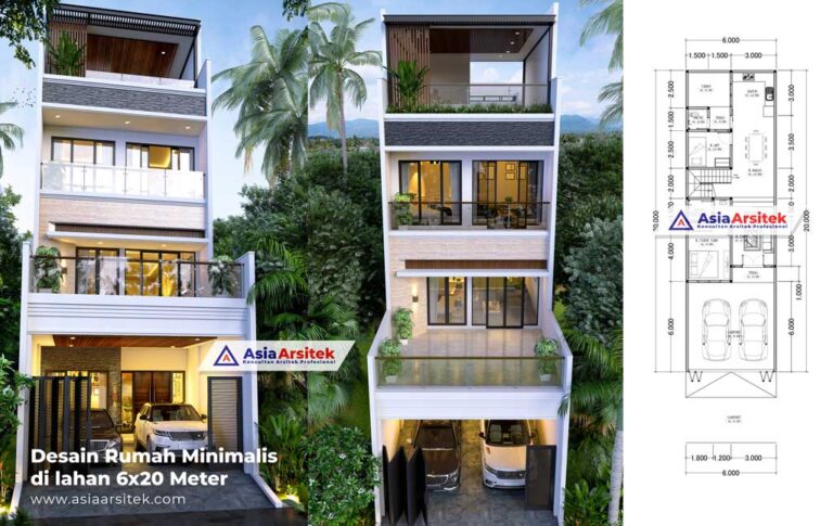 Jasa Arsitek Desain Rumah Minimalis 3 Lantai di Kelapa Gading Jakarta Utara