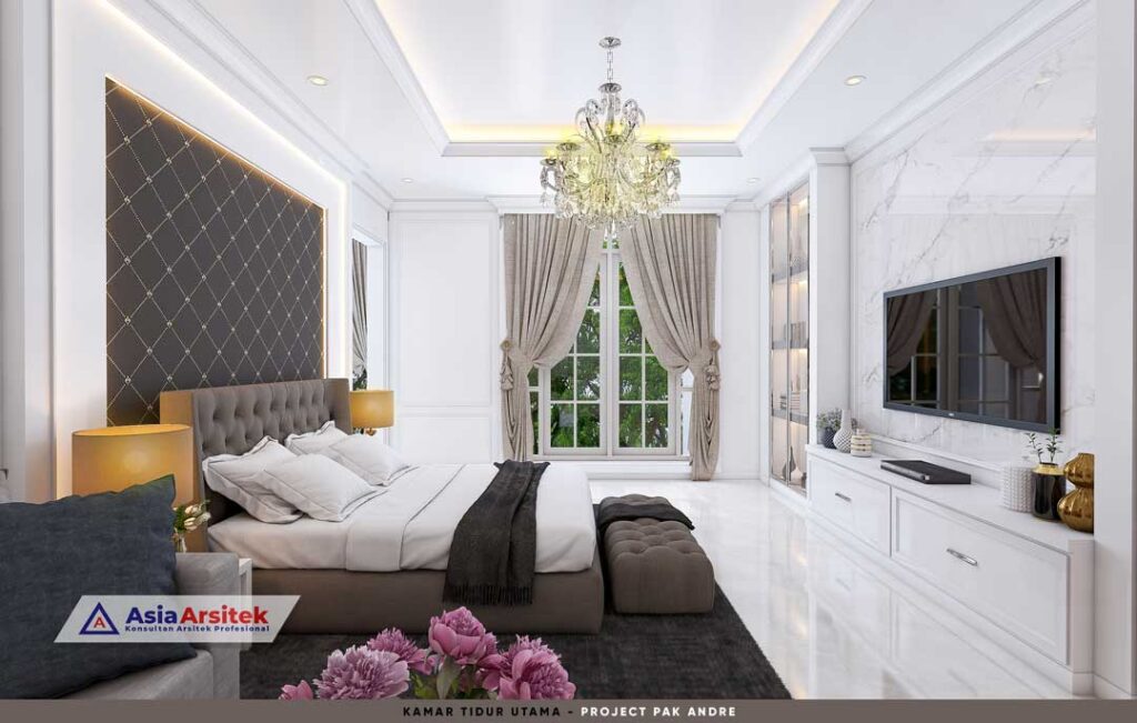 Jasa Arsitek Desain Rumah Mediterania 3 Lantai di The Green BSD Tangerang Selatan