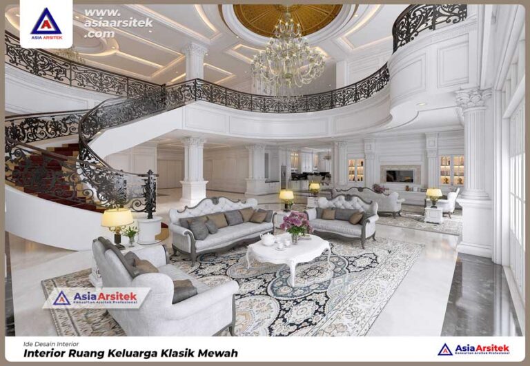 Desain Interior Ruang Keluarga Klasik