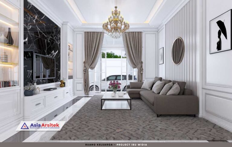 Jasa Arsitek Sumatera Selatan Desain Rumah Klasik 1 Lantai