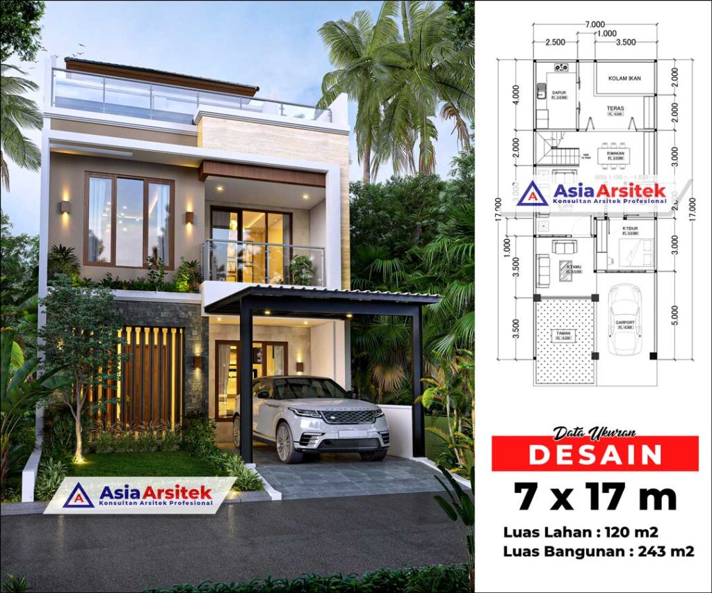 Jasa Arsitek Alam Sutera Tangerang Desain Rumah Minimalis 3 Lantai