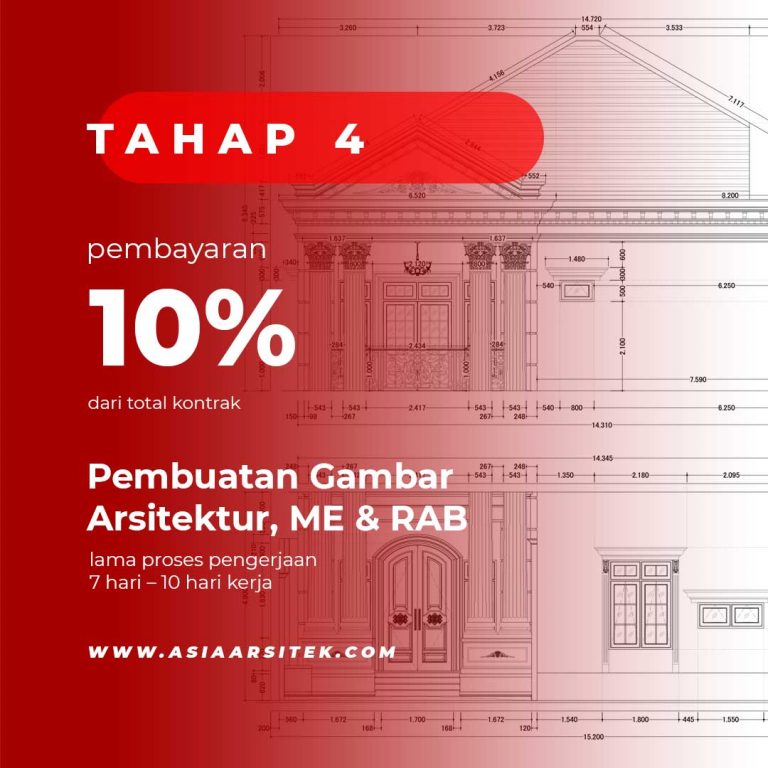 Tahap 4. Pembuatan Gambar Arsitektur, ME dan RAB