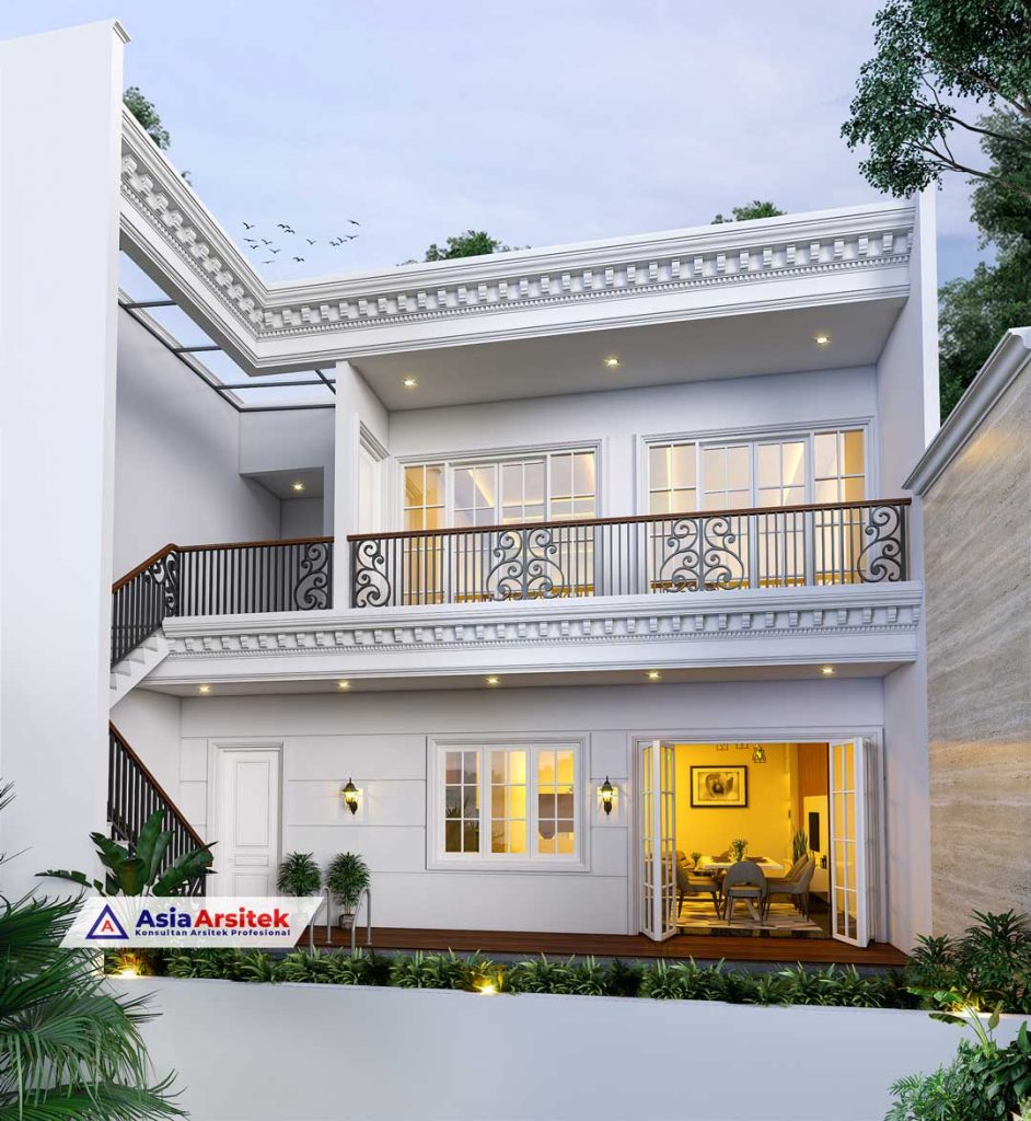 Jasa Arsitek Desain Rumah Klasik Mewah 3 Lantai di Tarakan Kalimantan Utara