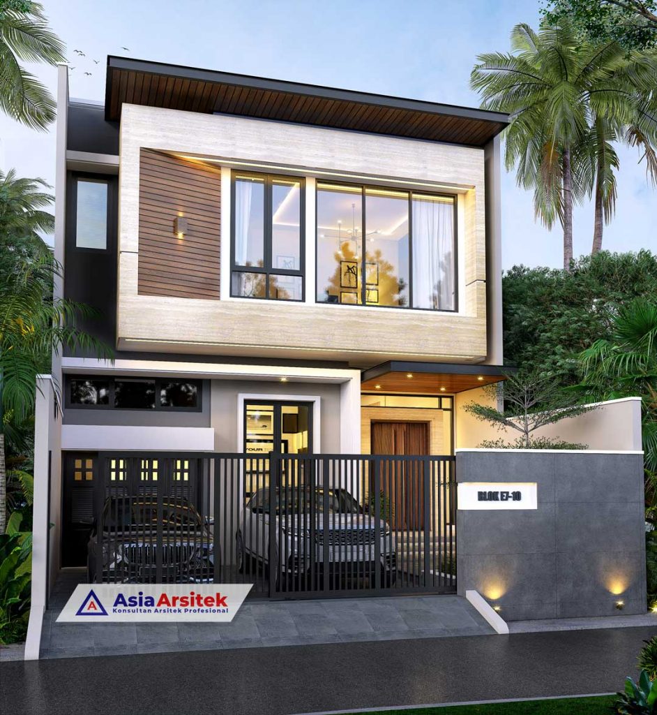 Jasa Arsitek Desain Rumah Minimalis 2 Lantai di Taman Duta Mas Jakarta Barat