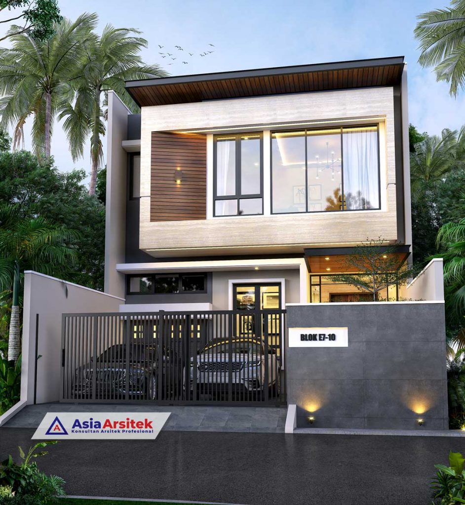 Jasa Arsitek Desain Rumah Minimalis 2 Lantai di Taman Duta Mas Jakarta Barat