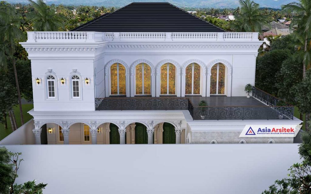 Jasa Arsitek Desain Rumah Klasik Mewah 2 Lantai di Kota Malang Jawa Timur