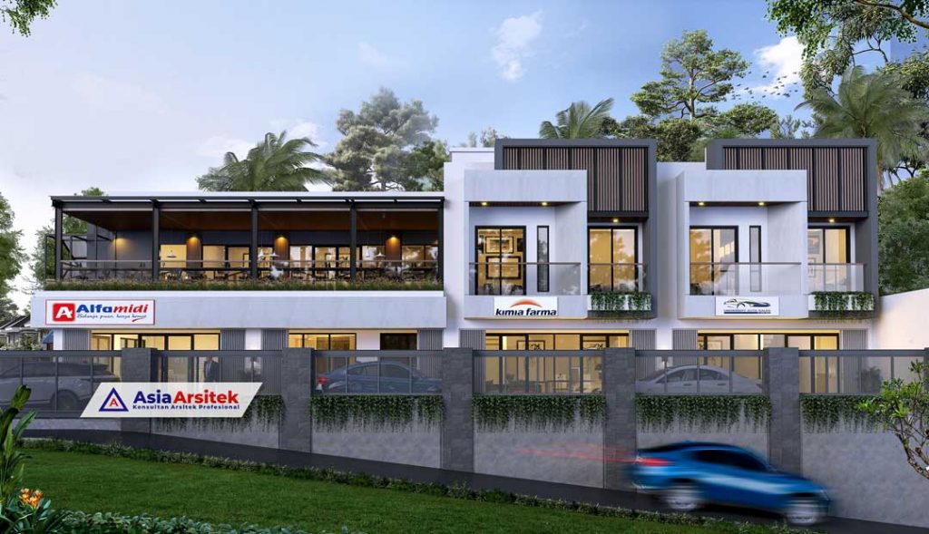 Jasa Arsitek Desain Ruko Minimalis 2 Lantai di Kota Pasuruan Jawa Timur