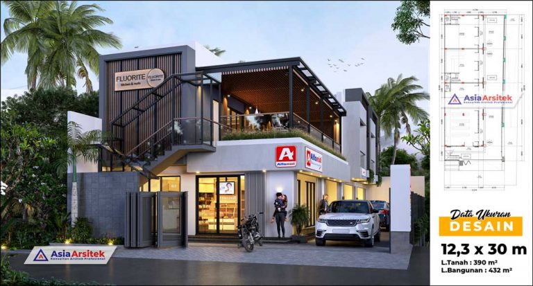 Jasa Arsitek Desain Ruko Minimalis 2 Lantai di Kota Pasuruan Jawa Timur