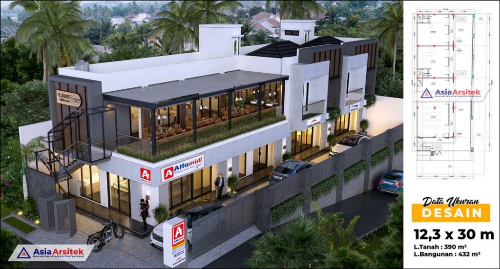 Jasa Arsitek Desain Ruko Minimalis 2 Lantai di Kota Pasuruan Jawa Timur