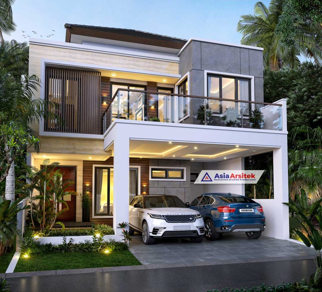 Jasa Arsitek Desain Rumah Minimalis 2 Lantai di Bintaro Tangerang Selatan
