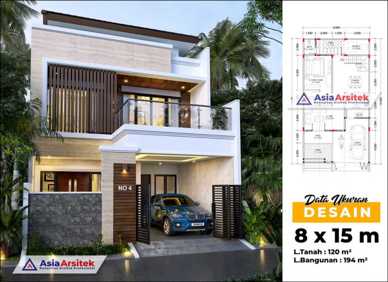 Jasa Arsitek Desain Rumah Minimalis 2 Lantai di Ciputat Tangerang Selatan