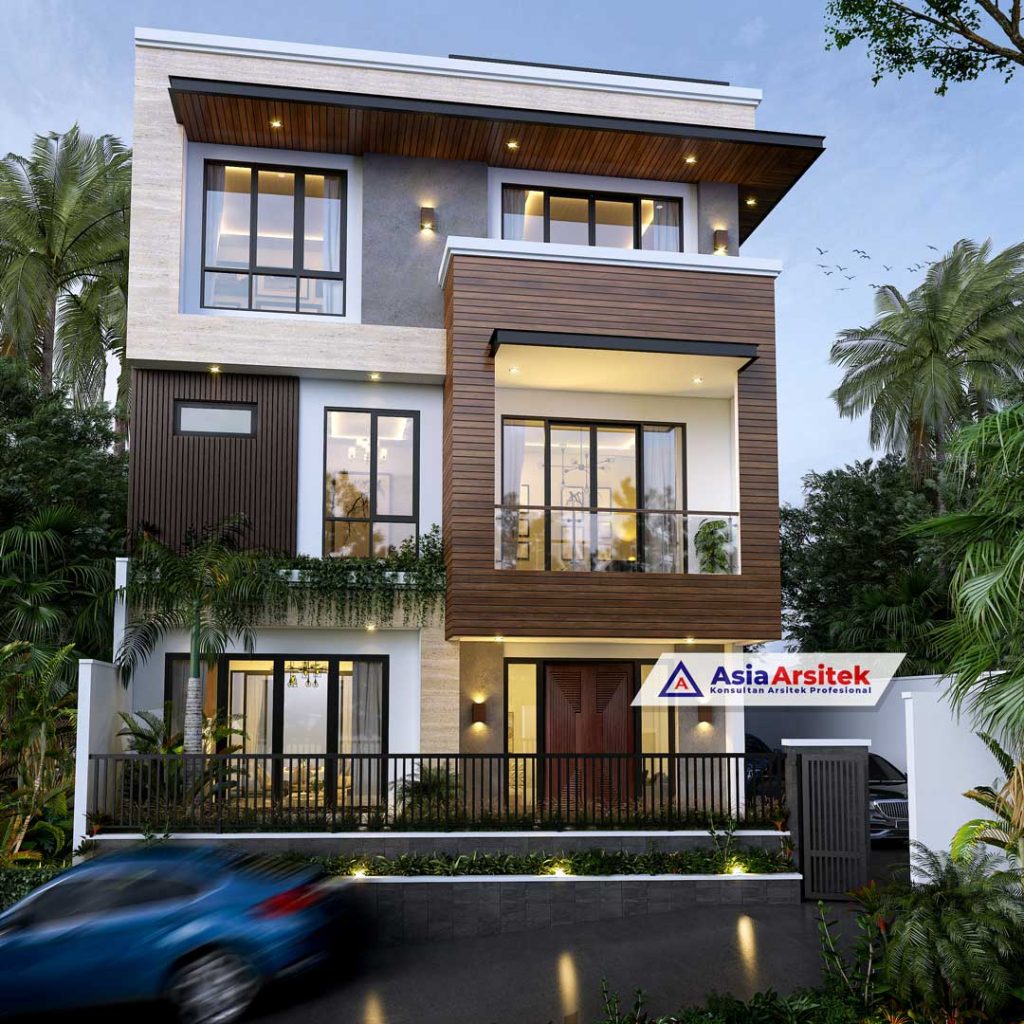 Jasa Arsitek Desain Rumah Minimalis Modern 3 Lantai di Tarakan Kalimantan Utara