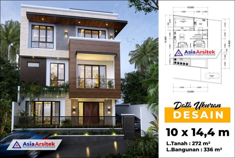 Jasa Arsitek Desain Rumah Minimalis Modern 3 Lantai di Tarakan Kalimantan Utara