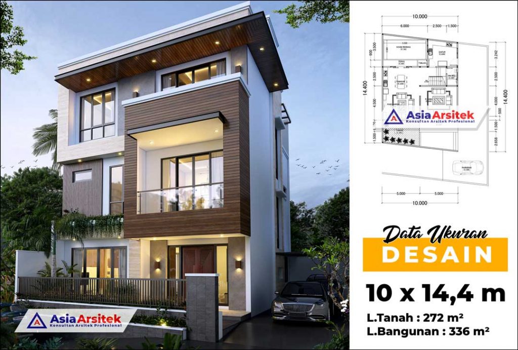 Jasa Arsitek Desain Rumah Minimalis Modern 3 Lantai di Tarakan Kalimantan Utara