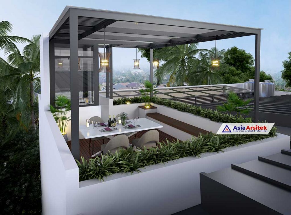 Jasa Arsitek Desain Rumah Mewah Tropis Modern 2 Lantai di Cirebon Jawa Barat