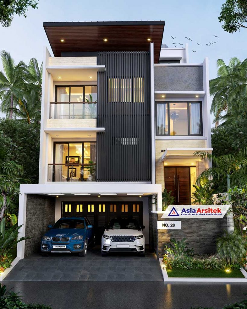 Jasa Arsitek Desain Rumah Minimalis 4 Lantai di Makassar Sulawesi Selatan