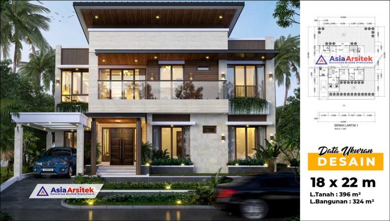 Jasa Arsitek Desain Rumah Minimalis Modern 2 Lantai di Cipanas Cianjur