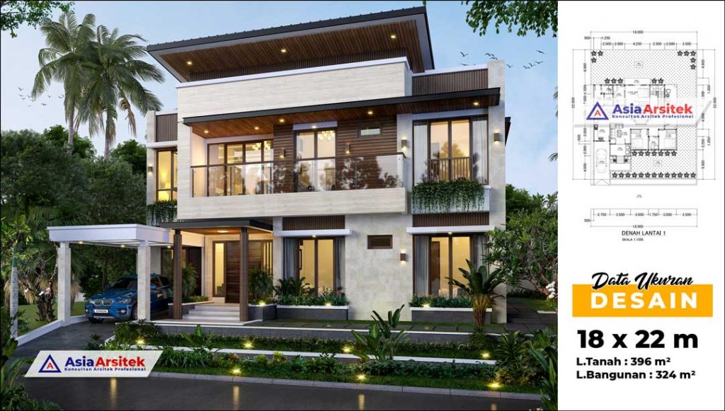 Jasa Arsitek Desain Rumah Minimalis Modern 2 Lantai di Cipanas Cianjur