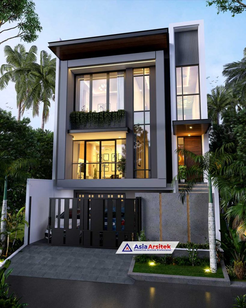Jasa Arsitek Desain Rumah Minimalis Modern 3 Lantai di Kalideres Jawa Barat