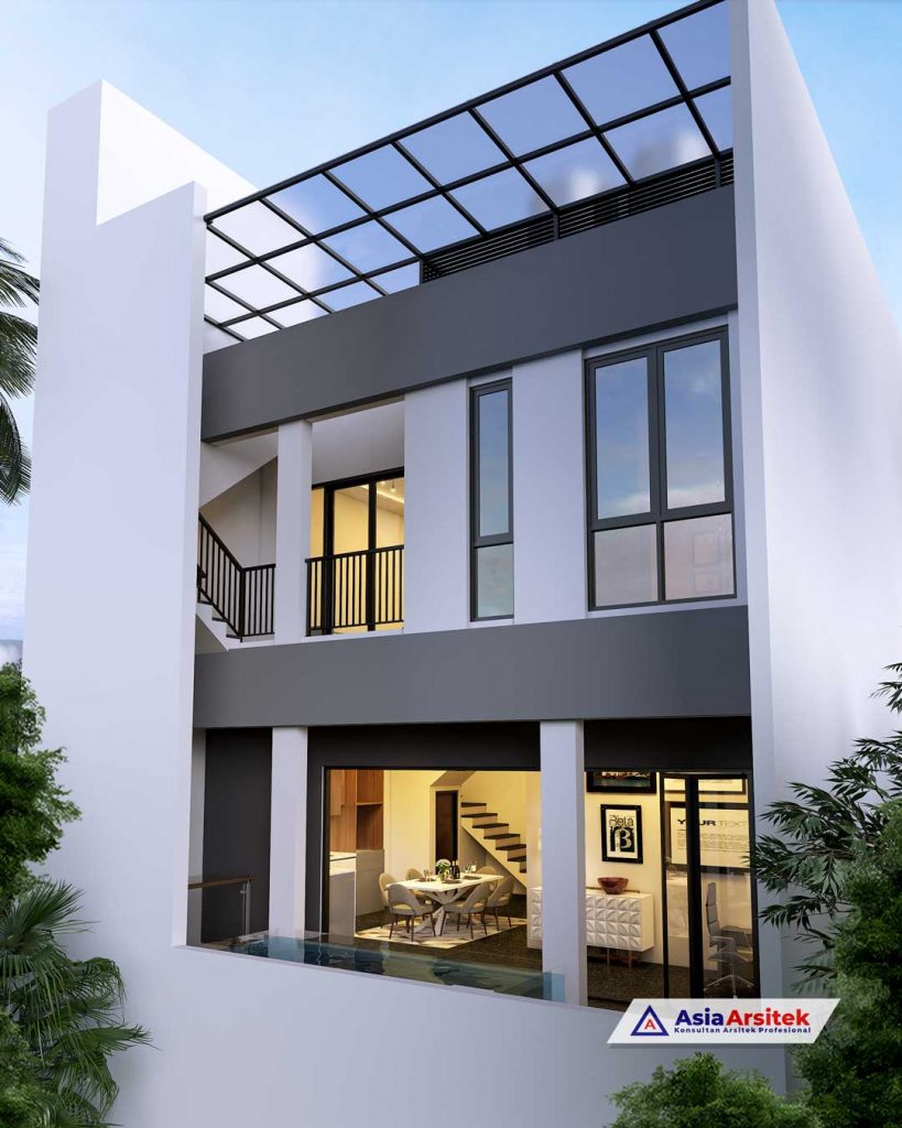 Jasa Arsitek Desain Rumah Minimalis Modern 3 Lantai di Kalideres Jawa Barat